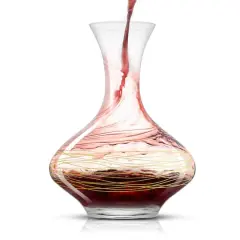 JoyJolt&reg; Golden Royale 50oz. Crystal Wine Decanter