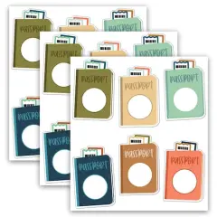 Carson Dellosa&reg; Let's Explore Passports Cut-Outs, 3 Packs of 36