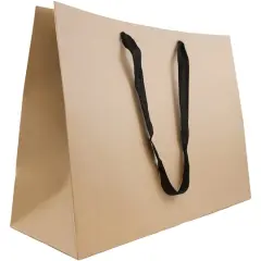 JAM Paper Extra Large Recycled Horizontal Gift Bags, 3ct. Matte Kraft