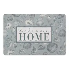 Welcome Home Multi Shell Floor Mat Blue/Blue