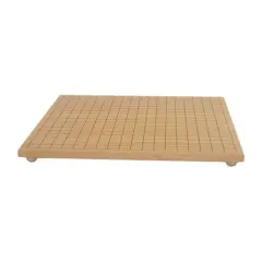 Maple Wood Veneer Go Board with Wooden Ball Feet