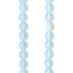 Opal Moonstone Glass Round Beads, 8mm by Bead Landing&trade;