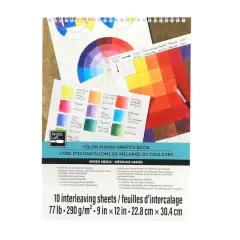 9" x 12" Canvas Sheet Color Mixing Swatch Book by Artist's Loft&trade;