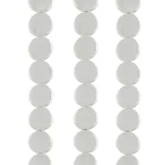 Silver Metal Coin Beads, 11mm by Bead Landing&trade;