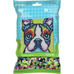Perler&trade; Rainbow Terrier Beads & Pattern Kit