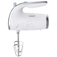 Brentwood White Lightweight 5-Speed Electric Hand Mixer