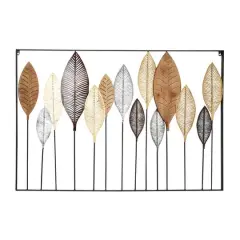 47" Multicolor Iron Modern Wall D&eacute;cor