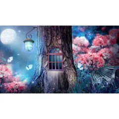 Sparkly Selections Pixie Tree House Diamond Painting Kit, Round Diamonds