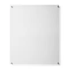 Cool Modern Frames 2 Pack Clear Acrylic Float Frame with Silver Hardware