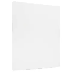 JAM Paper 8.5" x 11" 24lb. Strathmore Paper, 100 Sheets Bright White Wove