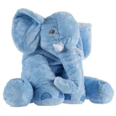 Toy Time Blue Stuffed Elephant Plush Friend