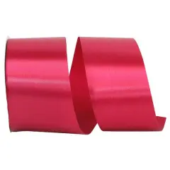 JAM Paper 2.5" x 50yd. Single Face Satin Allure Ribbon Wine