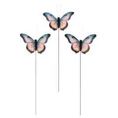 Multicolor Feather Butterflies, 3ct. by Ashland&reg;
