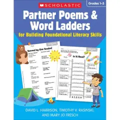 Scholastic Teaching Resources Partner Poems & Word Ladders for Building Foundational Literacy Skills: Grades 1&ndash;3