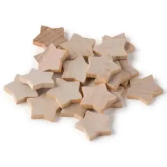 1" Wood Stars, 20ct. by Make Market&reg;