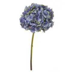 19" Hydrangea Stem, 6ct. Dark Blue