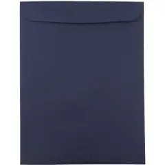 JAM Paper 10" x 13" Navy Open End Catalog Premium Envelopes, 100ct.
