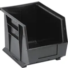 Quantum Storage Systems&reg; Black 10.75" x 8.25" x 7" ULTRA Stack & Hang Bins, 6ct.