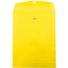 JAM Paper 10" x 13" Colored Open End Catalog Envelopes, 25ct. Yellow
