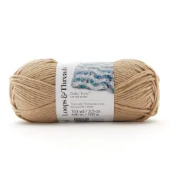Bulky Twist&trade; Solid Yarn by Loops & Threads&reg; Tan