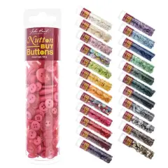 John Bead Nutton but Buttons Mixed Collection Pink