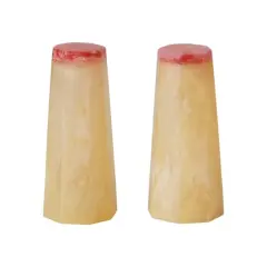 Hello Honey&reg; 3" Marbled Orange Top Salt & Pepper Shaker Set
