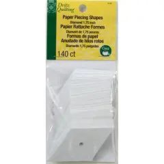 Dritz Quilting&trade; 140ct. 60 Degree Diamond Paper Piecing Shapes, 1.75"