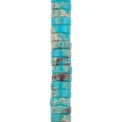 Blue Dyed Imperial Jasper Heishi Beads by Bead Landing&trade;