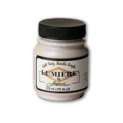 Jacquard Lumiere Metallic Acrylic Paint, 2.25oz. Hi-Lite Blue
