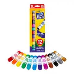 Crayola&reg; 12 Color Washable Paint Sticks