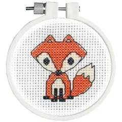 Janlynn&reg; Kid Stitch Fox Counted Cross Stitch Kit