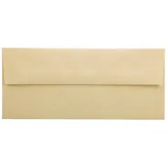 JAM Paper #10 Business Parchment Envelopes, 50ct. Antique Gold