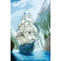 Charivna Mit To the Home Harbor Counted Cross Stitch Kit