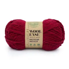 Lion Brand&reg; Wool-Ease&reg; Thick & Quick&reg; Recycled Solid Yarn Burgundy