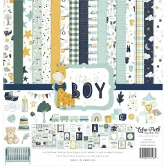 Echo Park&trade; Paper Co. It's a Boy Paper Craft Collection Kit, 12" x 12"