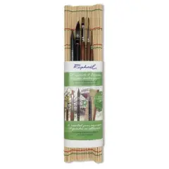 Raphael&reg; Bamboo Roll-Up Travel 5-Brush Set