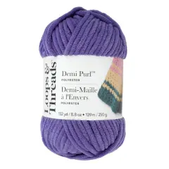 Demi Purl&trade; Yarn by Loops & Threads&reg; Purple Haze