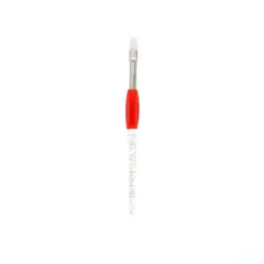 Princeton&trade; Red Hat&trade; White Synthetic Sable Flat Shader Brush