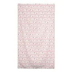 Multi Heart Stripes Pattern 58" x 102" Tablecloth