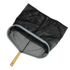 Pool Central 19.5" Black Ultra Deep Professional Swimming Pool Leaf Rake Skimmer Head