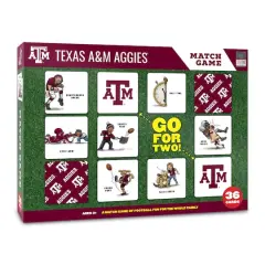 College Team Licensed Memory Match Game Texas A&M Aggies