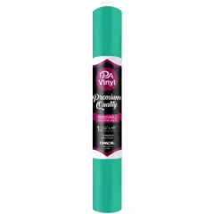 PA Vinyl Matte Removable Adhesive Vinyl Turquoise