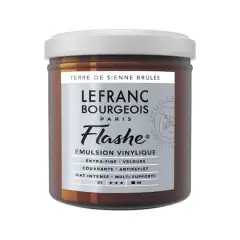 Lefranc & Bourgeois Flashe&reg; Matte Artist's Color, 125mL Burnt Sienna
