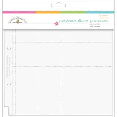 Doodlebug Design Inc.&trade; Storybook Album&trade; 8" x 8" Page Protector Assortment, 12ct.