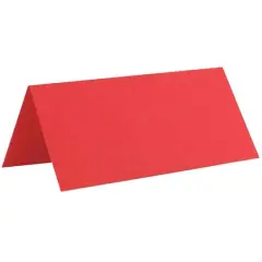 JAM Paper Printable Place Cards, 12ct. Bright Hue Red