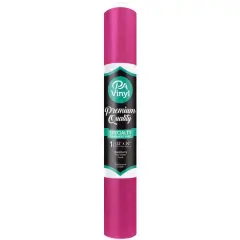 PA Vinyl Fine Glitter Permanent Adhesive Vinyl Raspberry