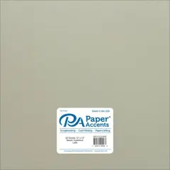 PA Paper&trade; Accents 12" x 12" Muslin 73lb. Cardstock, 25 Sheets Latte