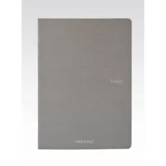 Fabriano&reg; EcoQua Staple Bound Lined Notebook Gray