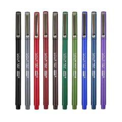 Marvy&reg; Uchida LePen&reg; Extra Fine 10 Color Dark Pen Set