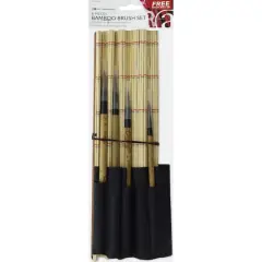Art Advantage&reg; Bamboo 6 Piece Brush Set